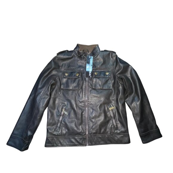 Urban Republic Kids Retro Faux Leather Jacket – Size XL (18/20) – NWT